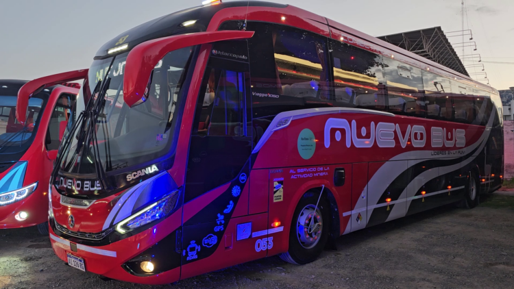 Innovación en la Puna: Vilma Vacazur presentó la nueva flota de NuevoBus diseñada para la seguridad y conectividad extrema en la logística minera