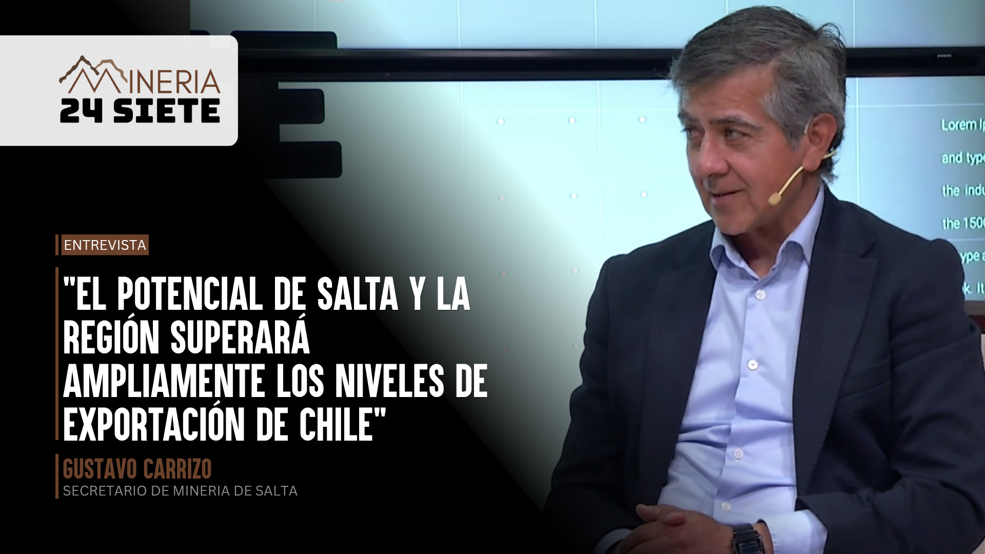 Gustavo Carrizo: «El potencial de Salta y la región superará ampliamente los niveles de exportación de Chile»